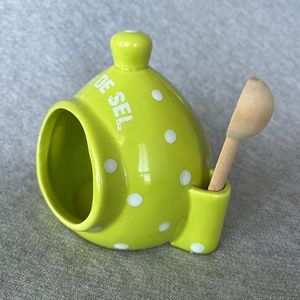 French Ceramic Salt Cellar: BRAND NEW